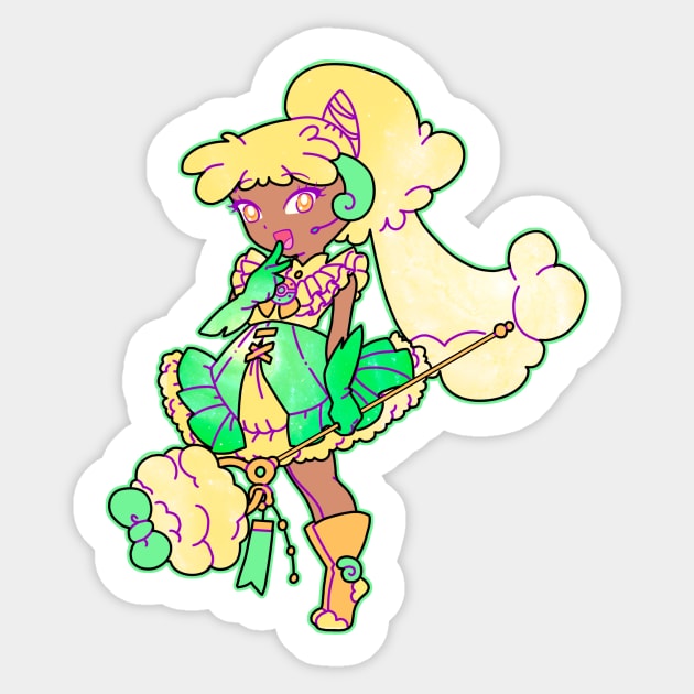 Magical Cheerleader Sticker by MeikosArt